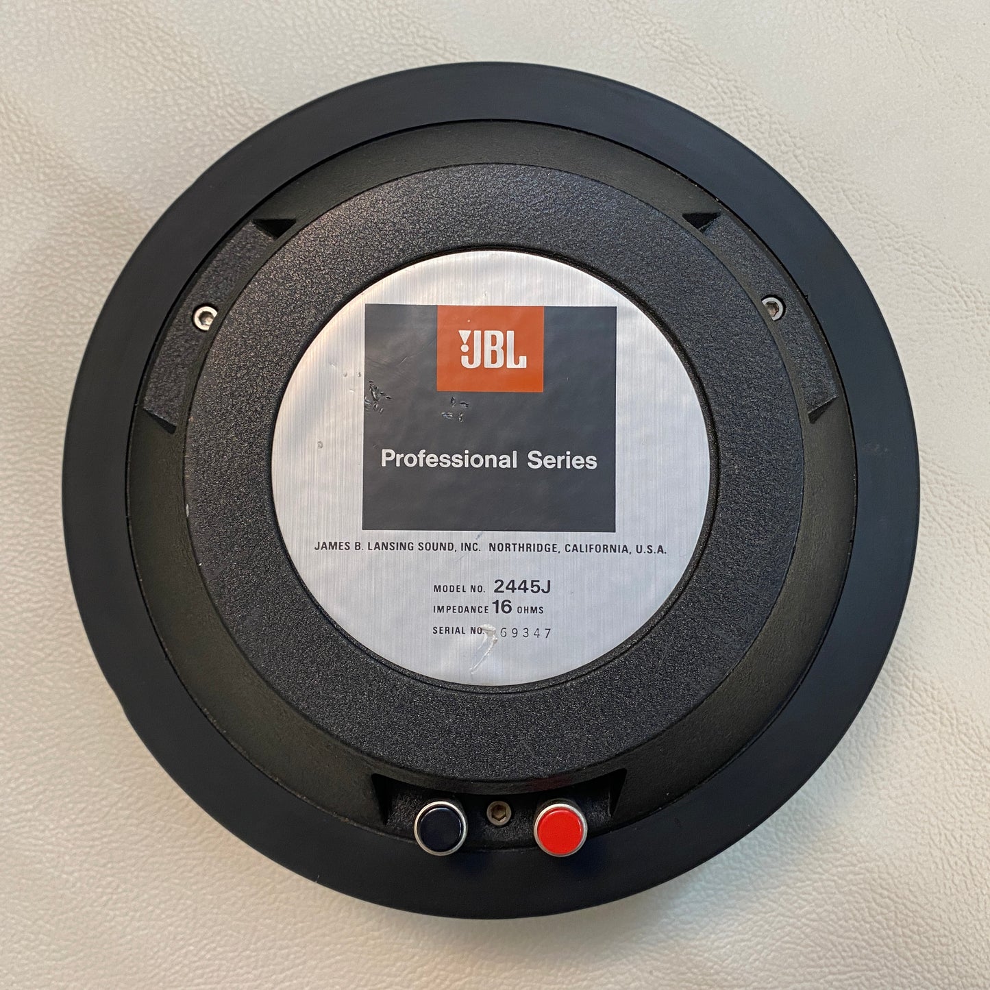 JBL 2445J 2” 8 Ohm Vintage High Frequency Compression Driver Horn Reconed 1980s