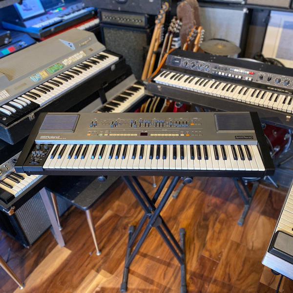 Roland HS60 Vintage 61Key Polyphonic Synthesizer Keyboard 1985 Pro S