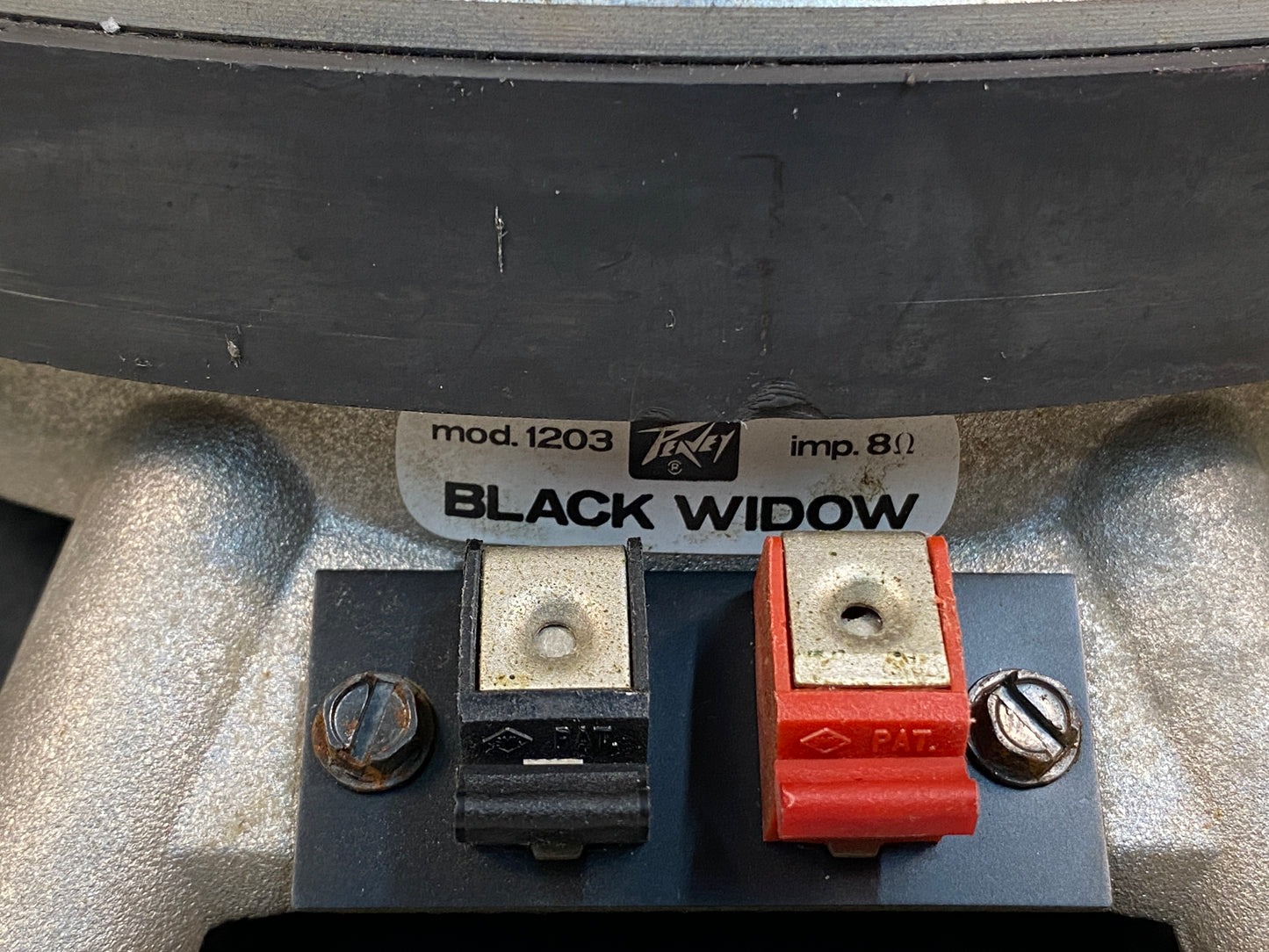 Peavey 1201 Black Widow Vintage 12” 8 Ohm Speaker Reconed c. 1980s