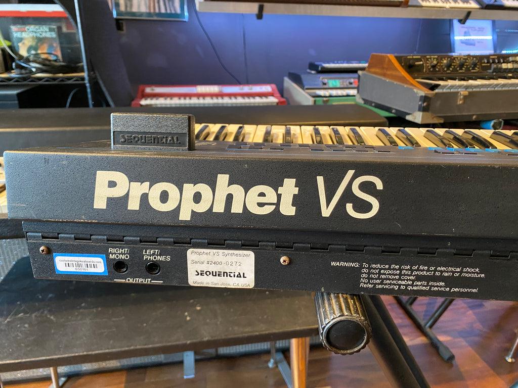 Sequential Prophet VS 61-Key 8-Voice Polyphonic Synthesizer 1980s Pro Serviced