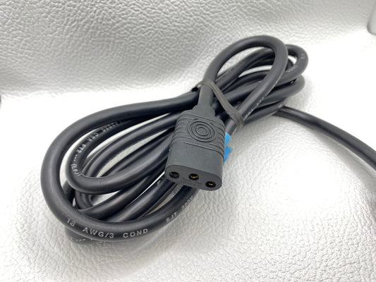 Wurlitzer Vintage 3-Prong Oval Power Cable for Model 200 and Early 200a