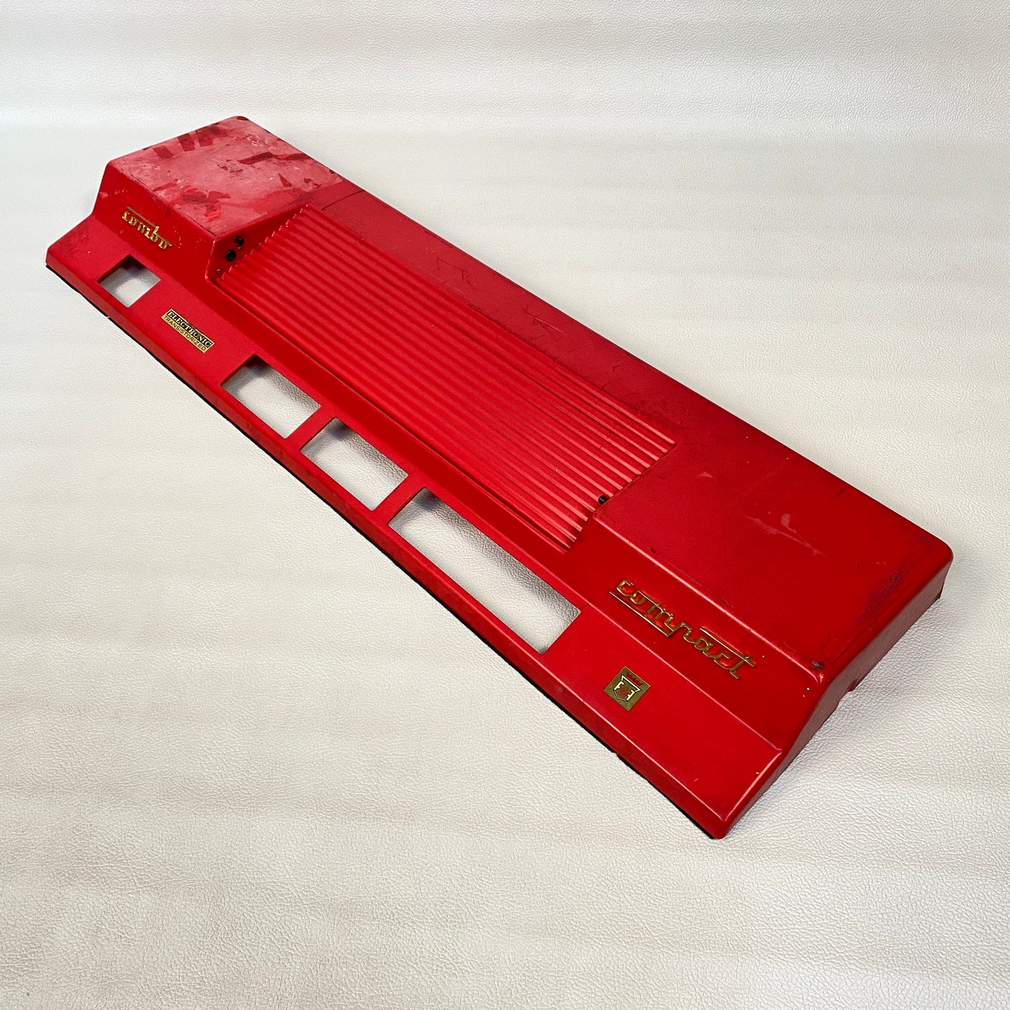 Farfisa Combo Compact Vintage Organ Plastic Top Red 1960s Italy