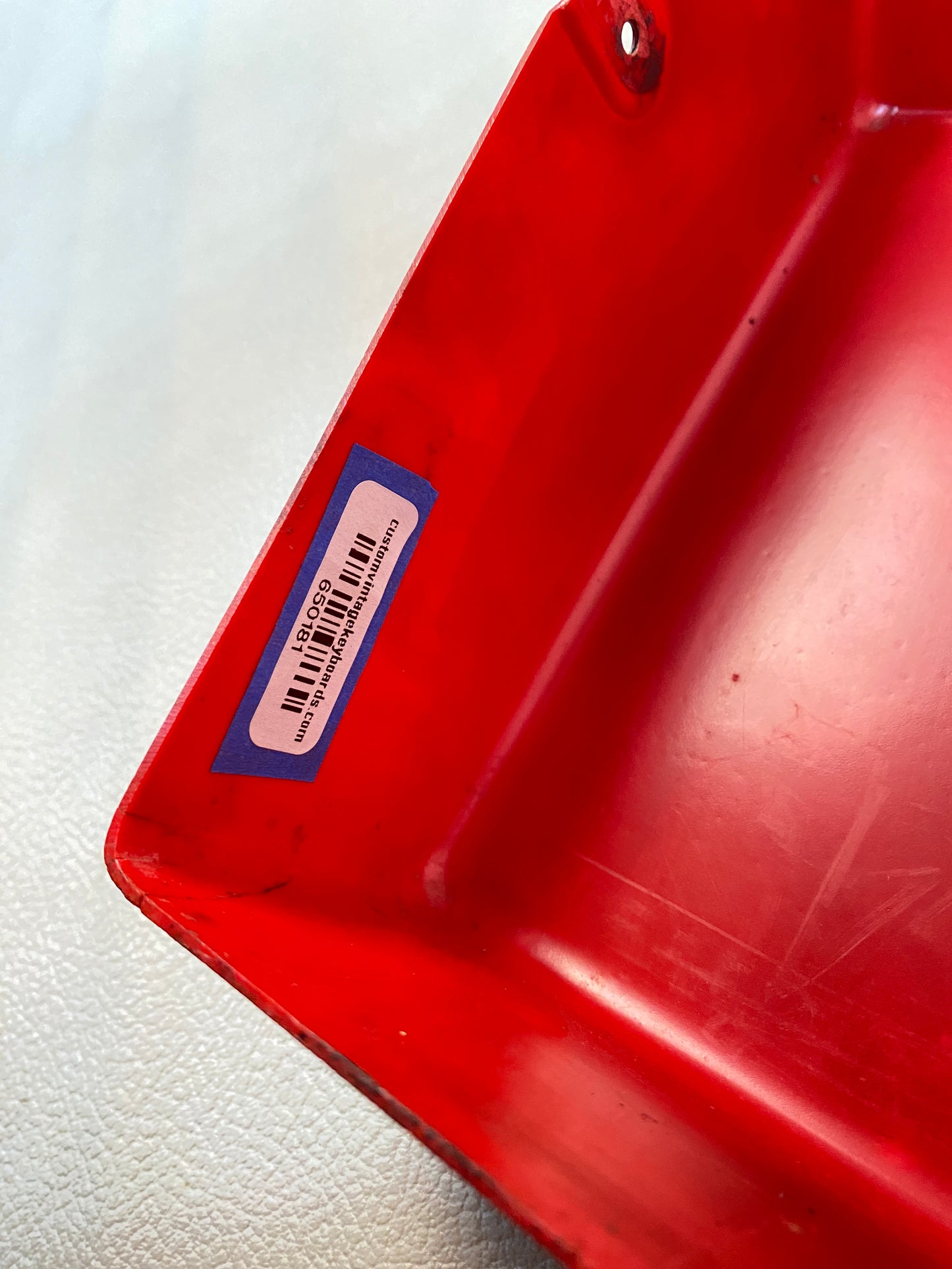 Farfisa Combo Compact Vintage Organ Plastic Top Red 1960s Italy