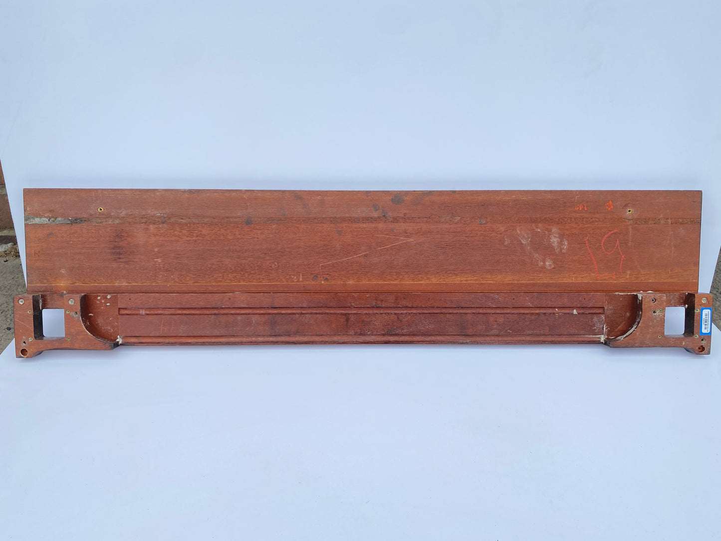 Hammond A-100 Organ Top Panel Music Stand Base Vintage Mahogany Natural c. 1960s
