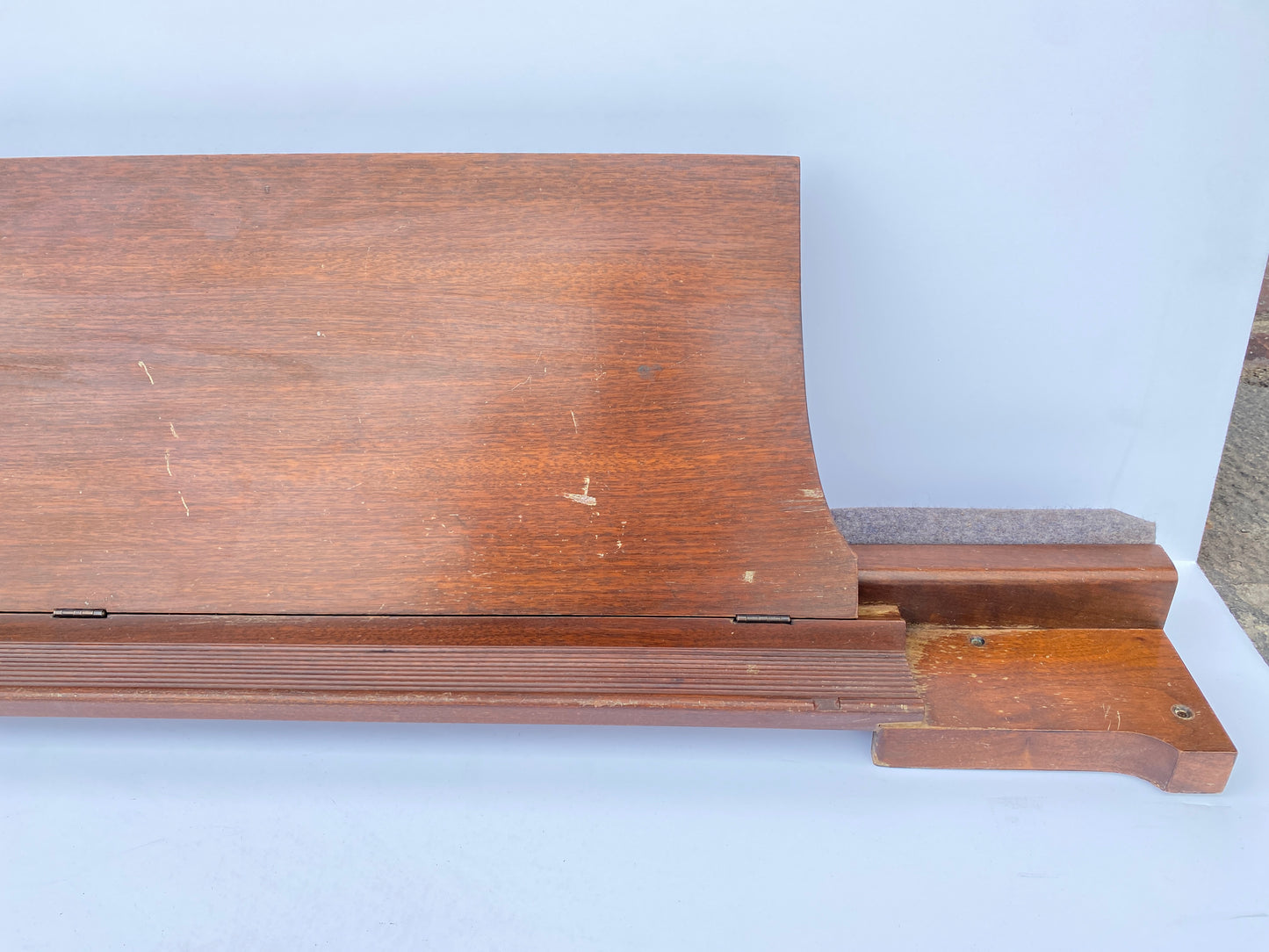 Hammond B2 / C2 Organ Music Rack Stand w/ Base Panel Vintage Natural c. 1950s
