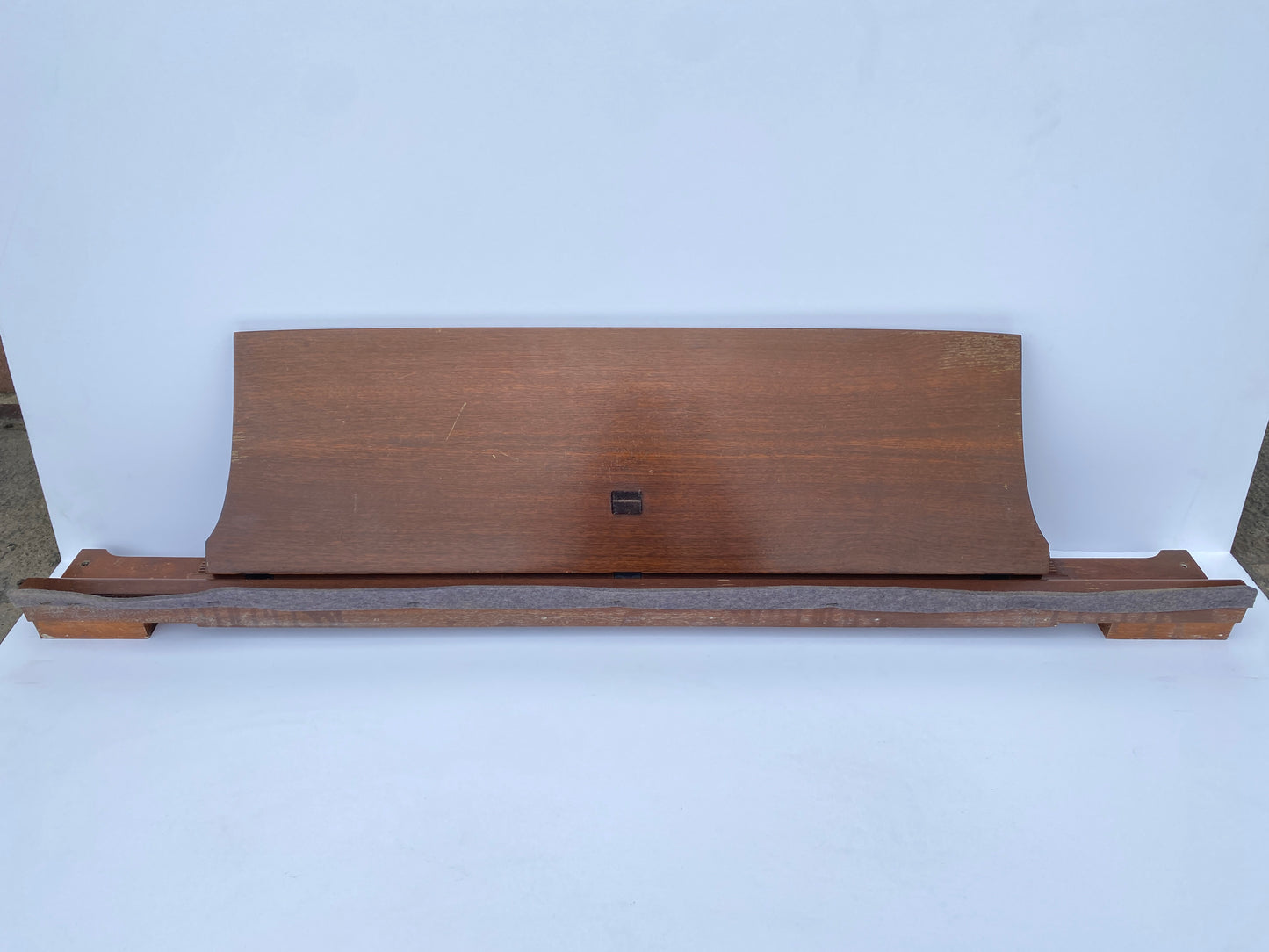 Hammond B2 / C2 Organ Music Rack Stand w/ Base Panel Vintage Natural c. 1950s