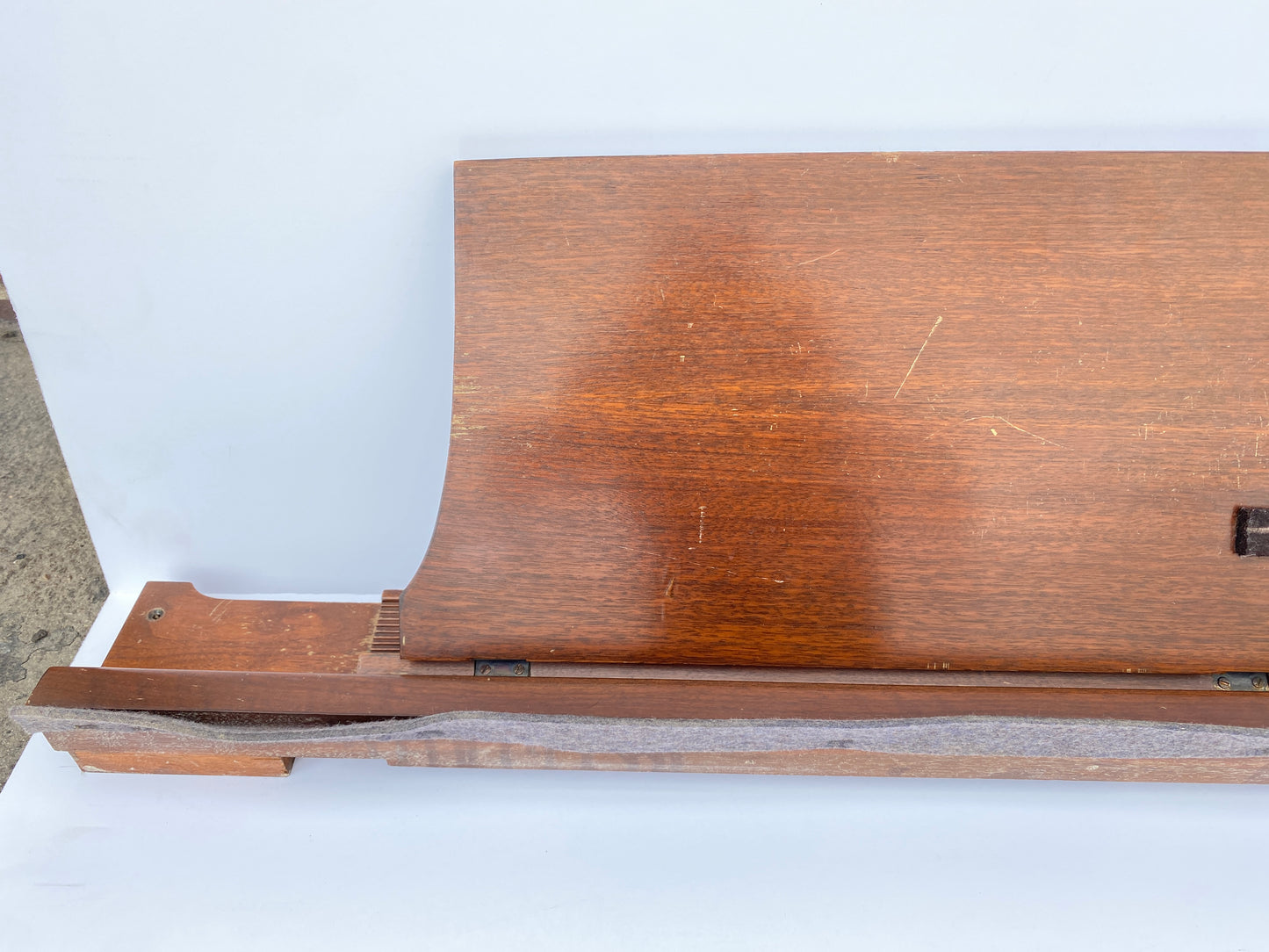 Hammond B2 / C2 Organ Music Rack Stand w/ Base Panel Vintage Natural c. 1950s