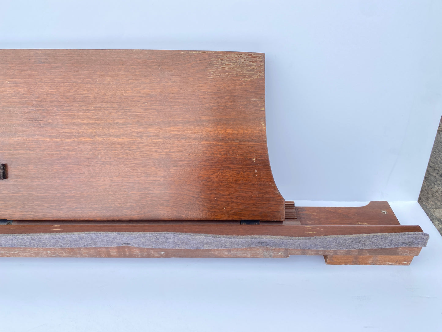 Hammond B2 / C2 Organ Music Rack Stand w/ Base Panel Vintage Natural c. 1950s