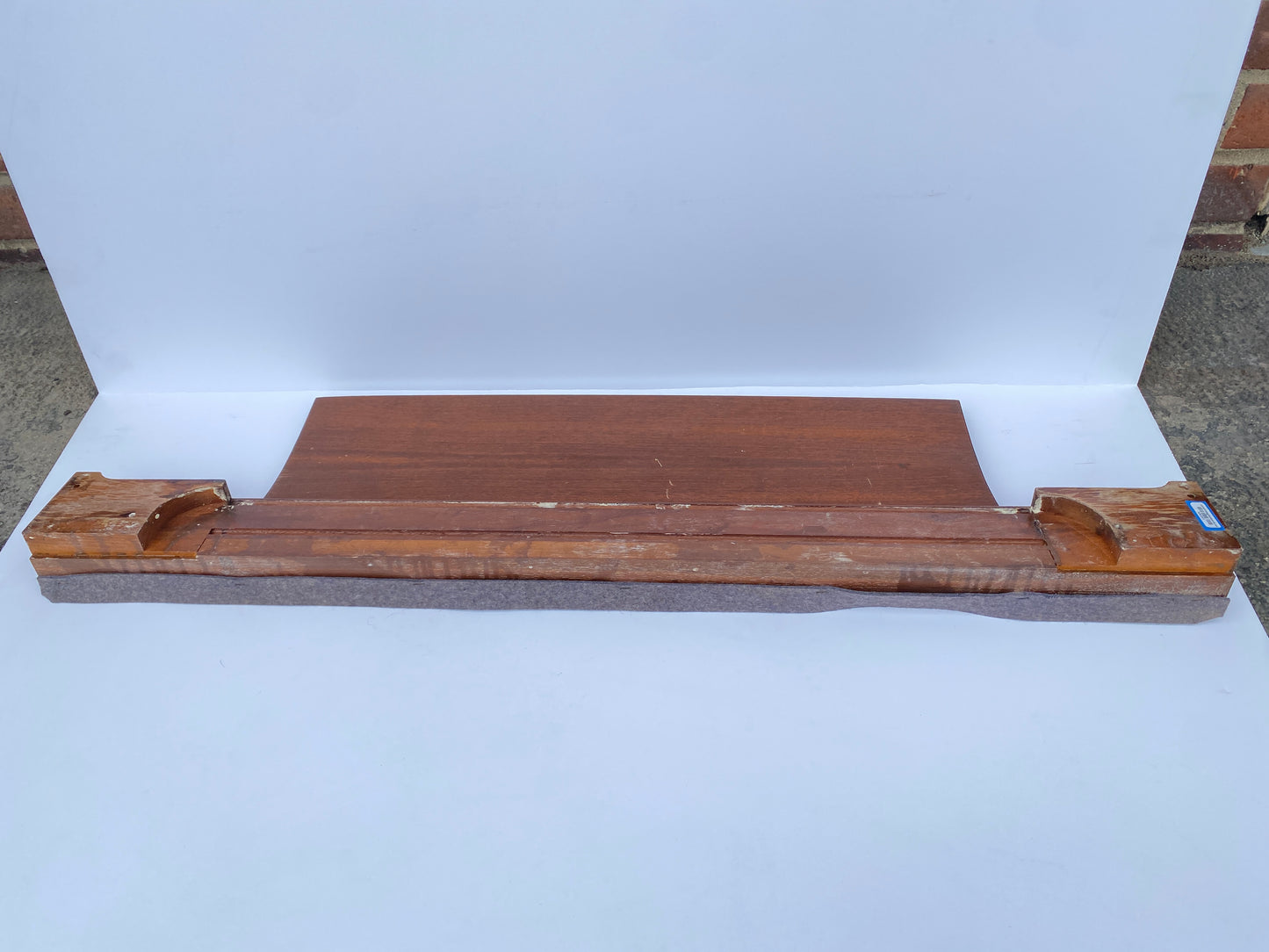 Hammond B2 / C2 Organ Music Rack Stand w/ Base Panel Vintage Natural c. 1950s