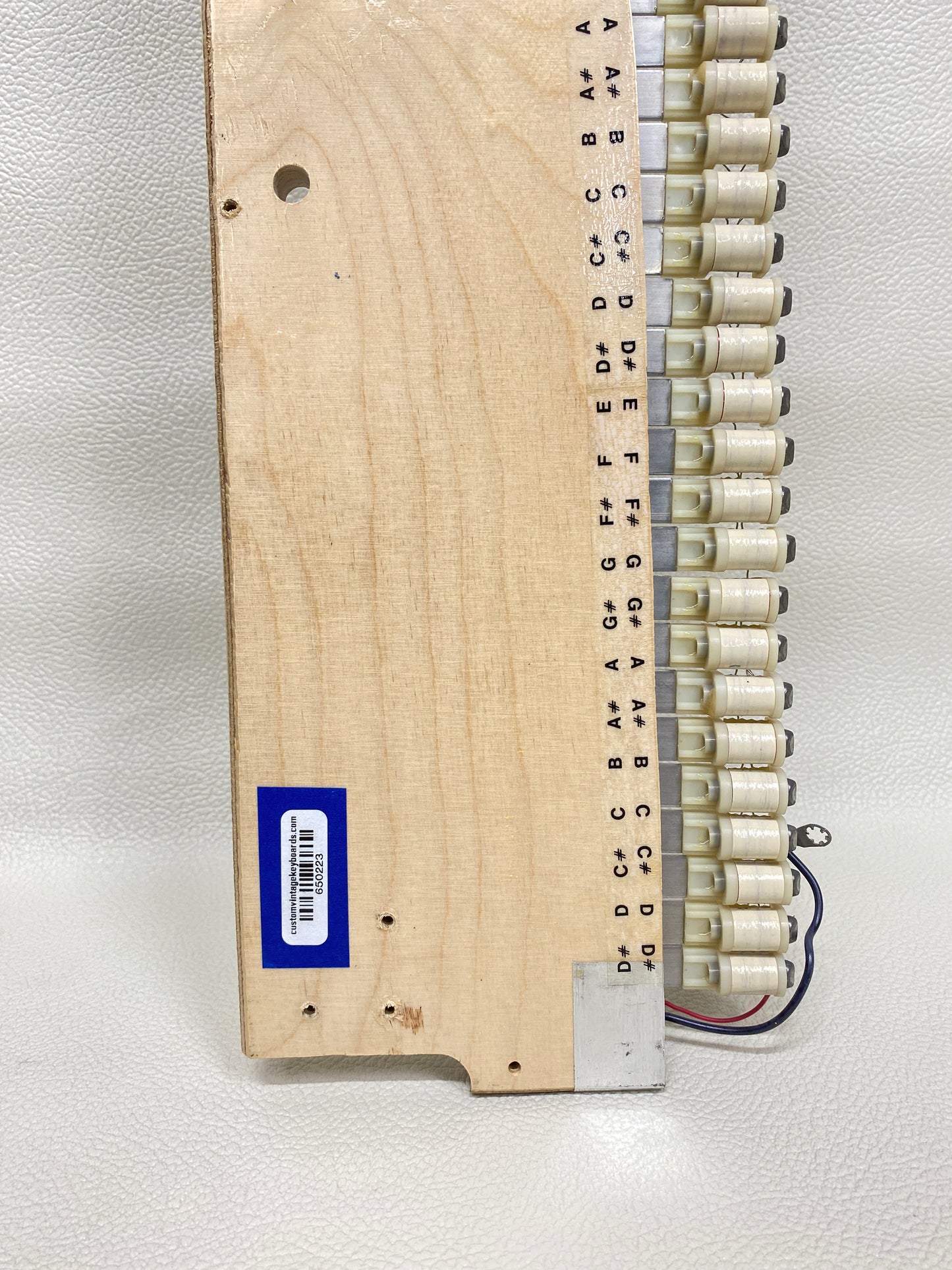 Rhodes Mark II 73 White Coil Pickups Rail Electric Piano Vintage Original 1981