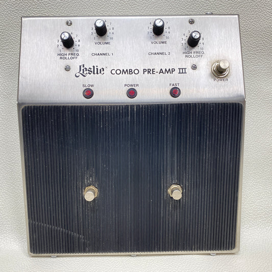 Leslie Combo Pre-Amp III Model 137786 Vintage Organ Speaker Pedal 1970s