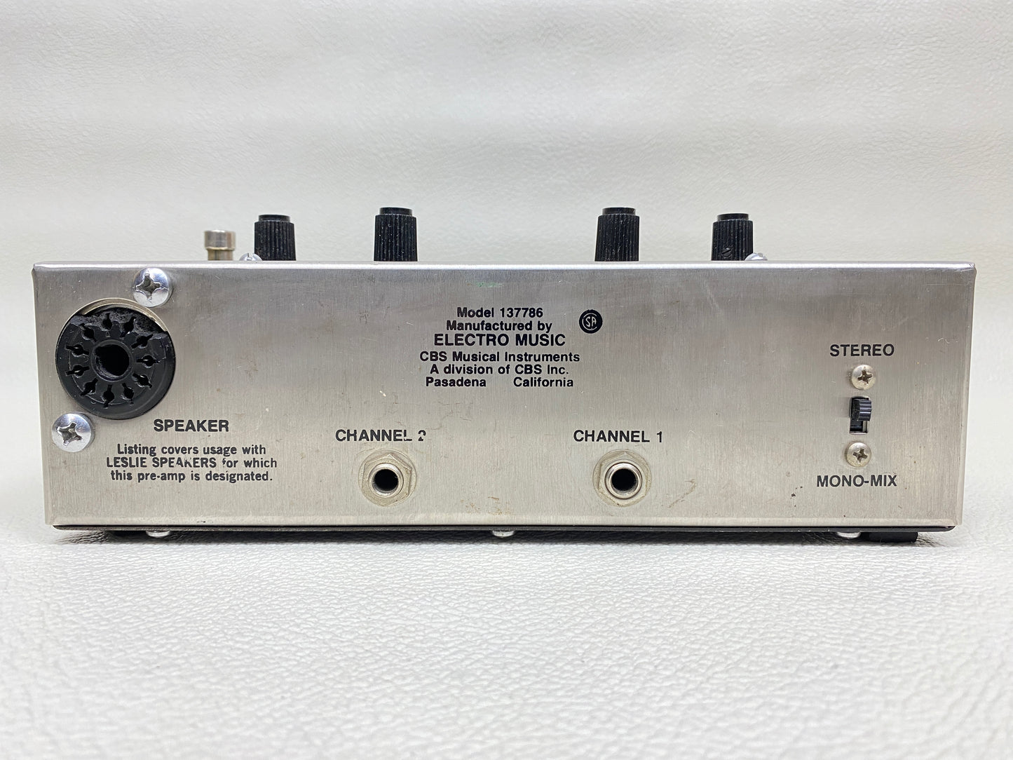 Leslie Combo Pre-Amp III Model 137786 Vintage Organ Speaker Pedal 1970s