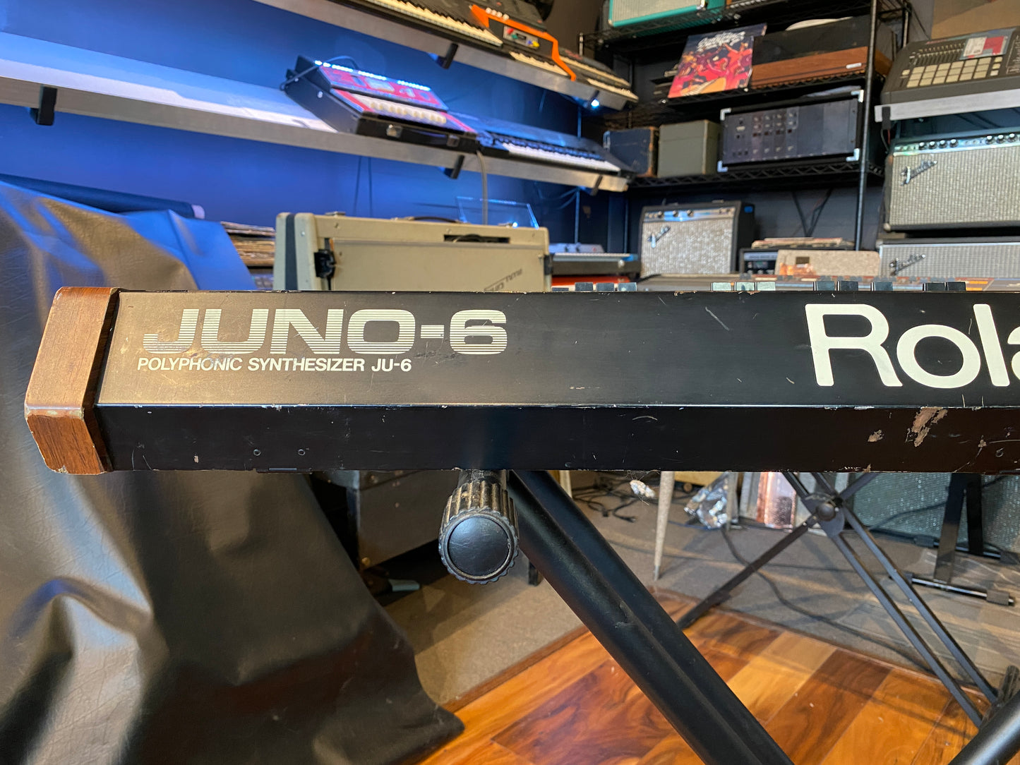 Roland Juno-6 Vintage 61-Key Polyphonic Synthesizer Keyboard 1983 Pro Serviced