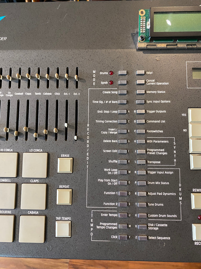 Linn 9000 Digital Drum Machine / MIDI Recorder Vintage 1980s Forat Refurbished