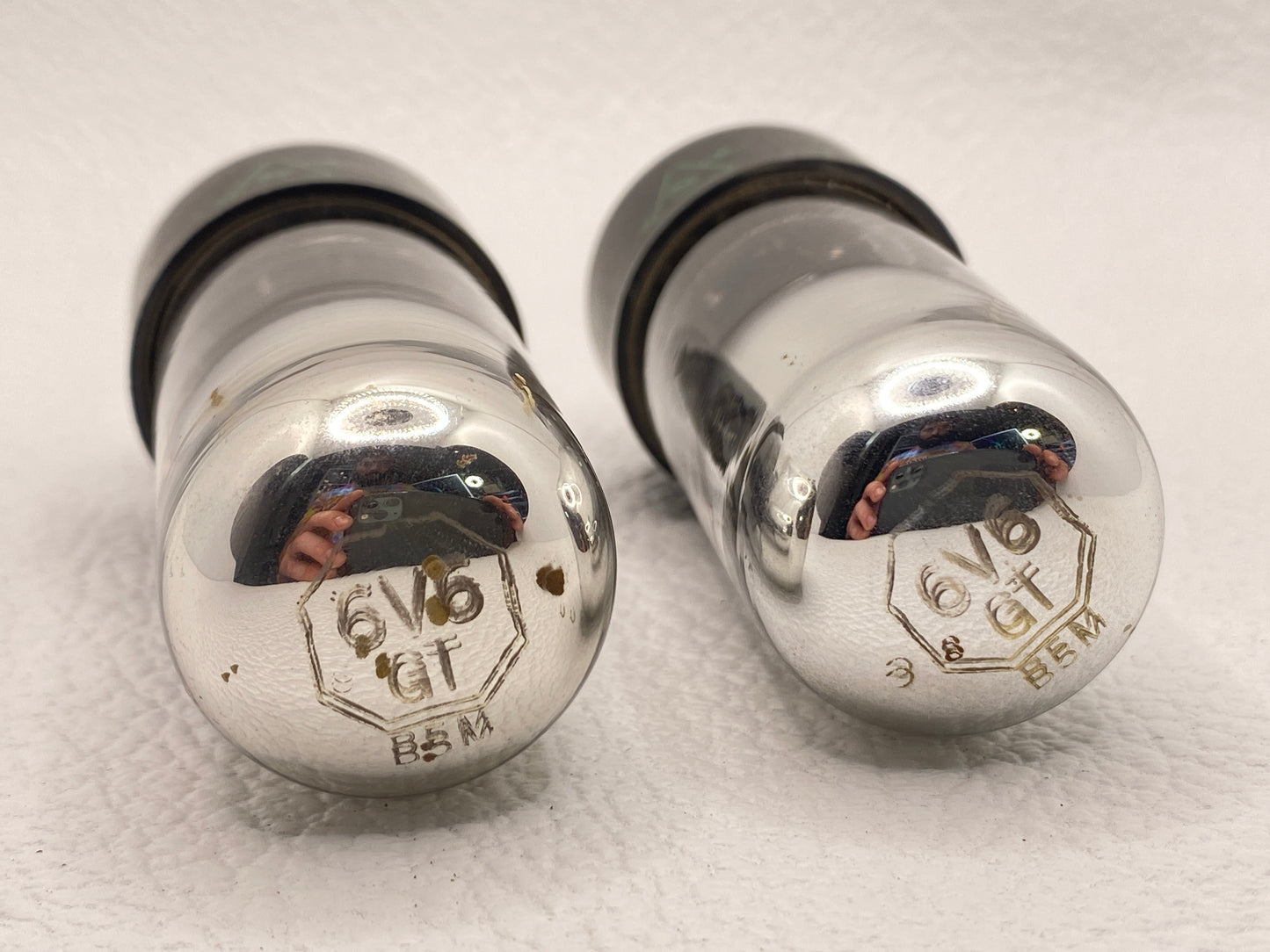 Sylvania 6V6GT Vintage Power Tubes Matched Pair USA