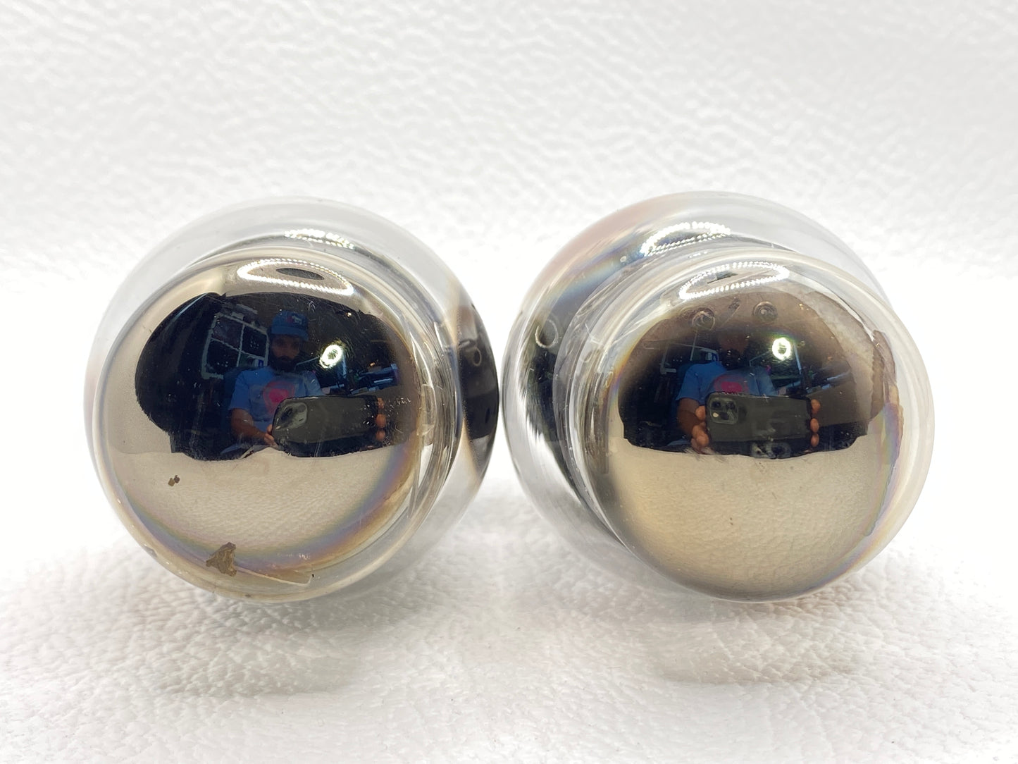 Leslie Tung-Sol 6550 Vintage Coke Bottle Power Tubes Matched Pair USA