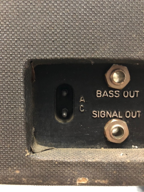 Vox Combo Organ vintage 2 pin power cable Continental, Super Continental, Jaguar