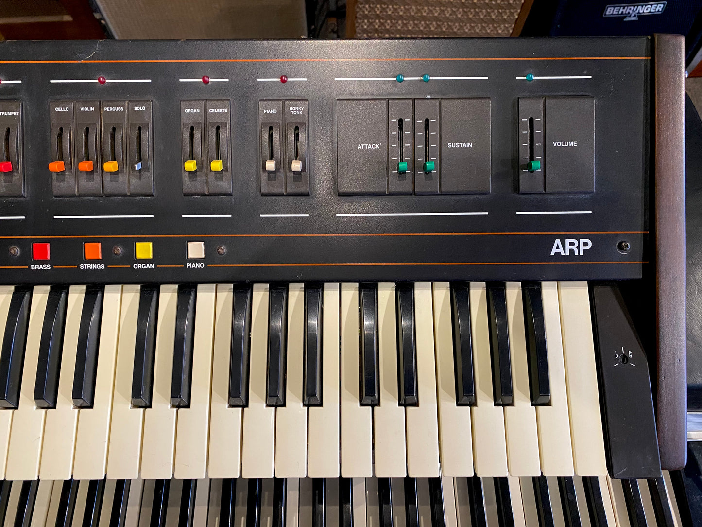 ARP Quartet Vintage 49-Key Orchestral Analog Synthesizer Siel Orchestra 1979-1980
