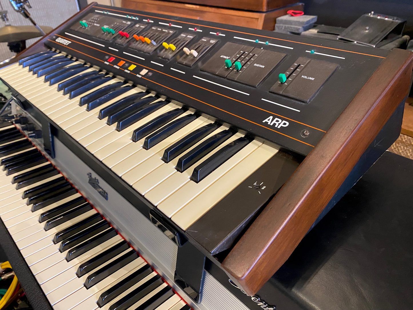ARP Quartet Vintage 49-Key Orchestral Analog Synthesizer Siel Orchestra 1979-1980