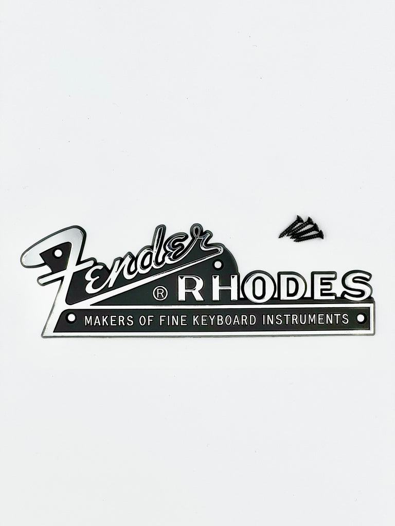 Fender Rhodes Large Rear Logo Electric Piano Replacement Badge