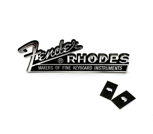 Fender Rhodes Name Rail Logo Electric Piano Replacement Badge