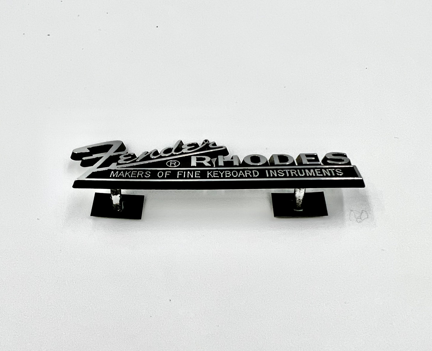 Fender Rhodes Name Rail Logo Electric Piano Replacement Badge