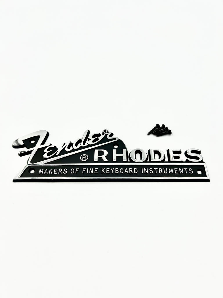 Fender Rhodes Large Rear Logo Electric Piano Replacement Badge