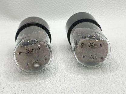 RCA / Hammond 6SN7GTB Vintage Black Plate Preamp Tubes Matched Pair Tested USA