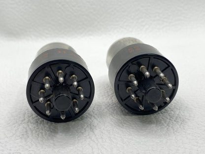 GE / Hammond 6SN7GTB Vintage Preamp Vacuum Tubes Matched Pair Tested USA