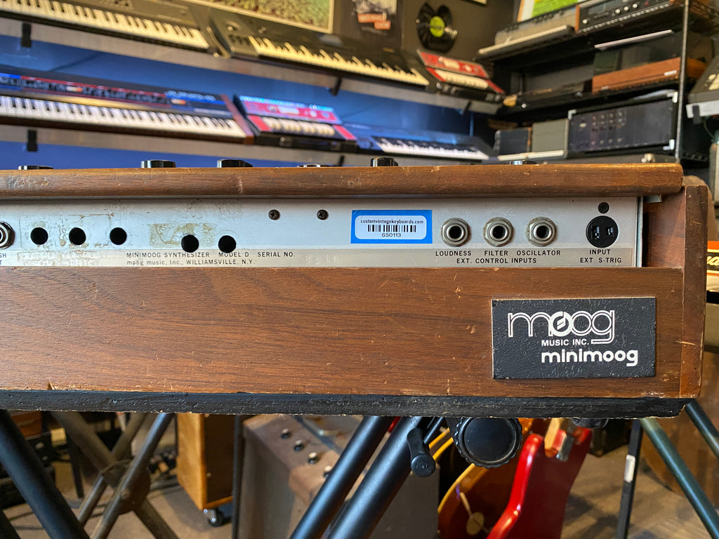 Moog Minimoog Model D 44-Key Monophonic Synthesizer Walnut 1973