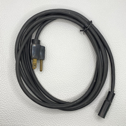 Wurlitzer 9’ Vintage 3-Prong Oval Power Cable for Model 200 and Early 200a