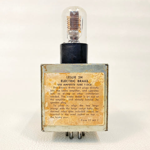Leslie 2H Electric Brake Vintage Original for Leslie 21H & 32H Amps w/ Tube