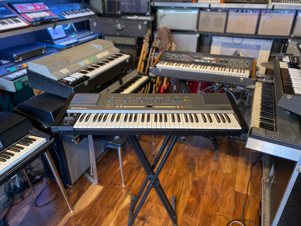 Roland HS-60 Vintage 61-Key Polyphonic Synthesizer Keyboard 1985 Pro S ...