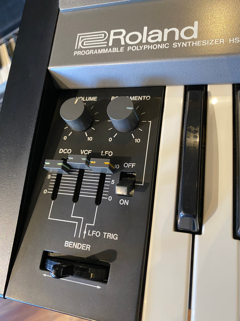 Roland HS-60 Vintage 61-Key Polyphonic Synthesizer Keyboard 1985 Pro Serviced