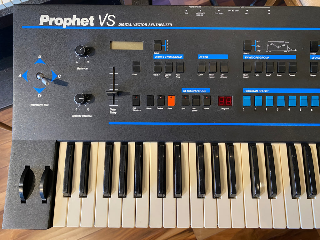 Sequential Prophet VS 61-Key 8-Voice Polyphonic Synthesizer 1980s Pro Serviced
