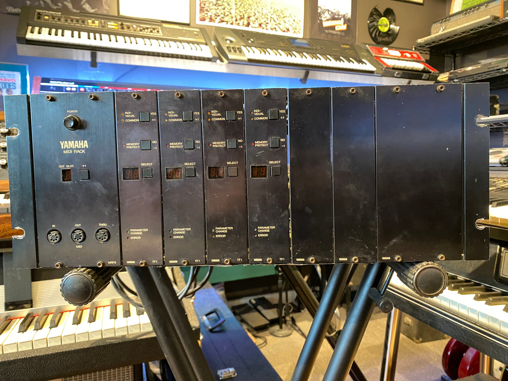 Yamaha TX216 Vintage FM Synthesizer Rack w/ 4 Modules 1980s Pro Servic ...