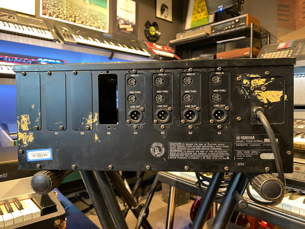 Yamaha TX216 Vintage FM Synthesizer Rack w/ 4 Modules 1980s Pro Servic ...