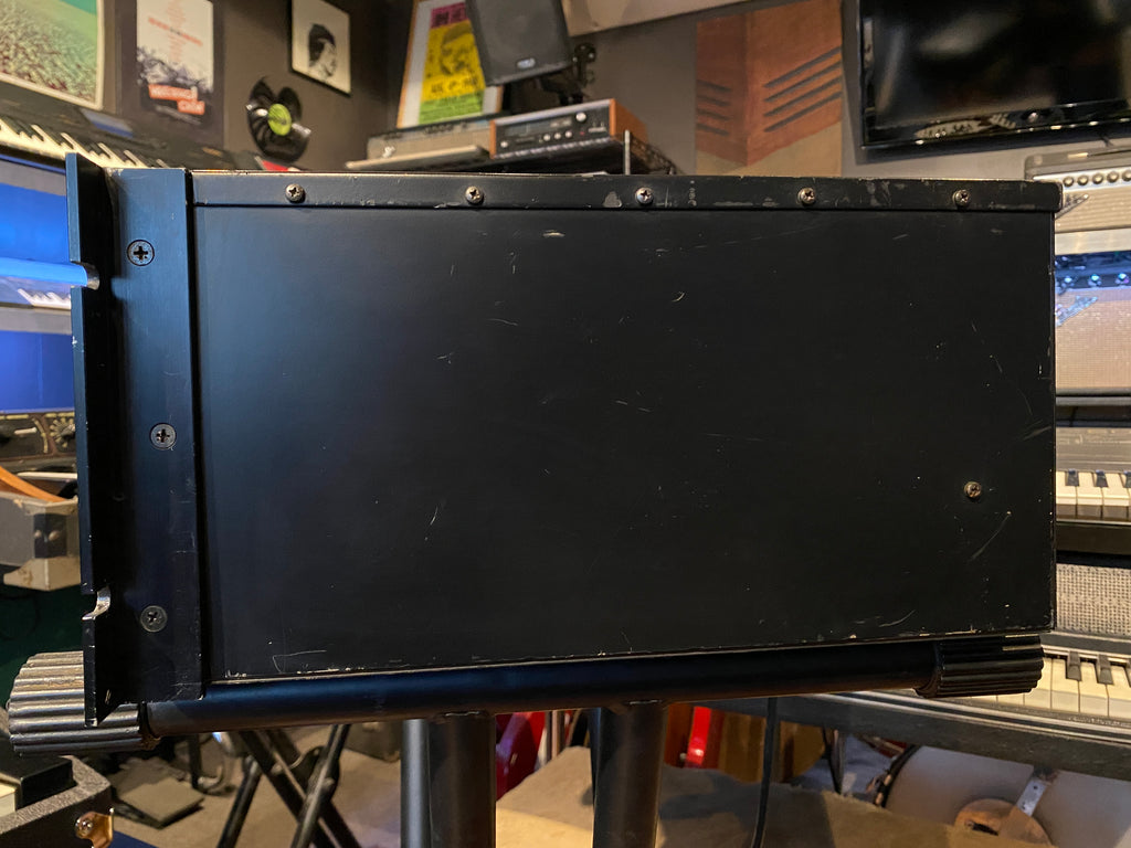 Synth Rack Back Yamaha TX216 Vintage FM Synthesizer Rack w/ 4 Modules 1980s Pro Servic ...