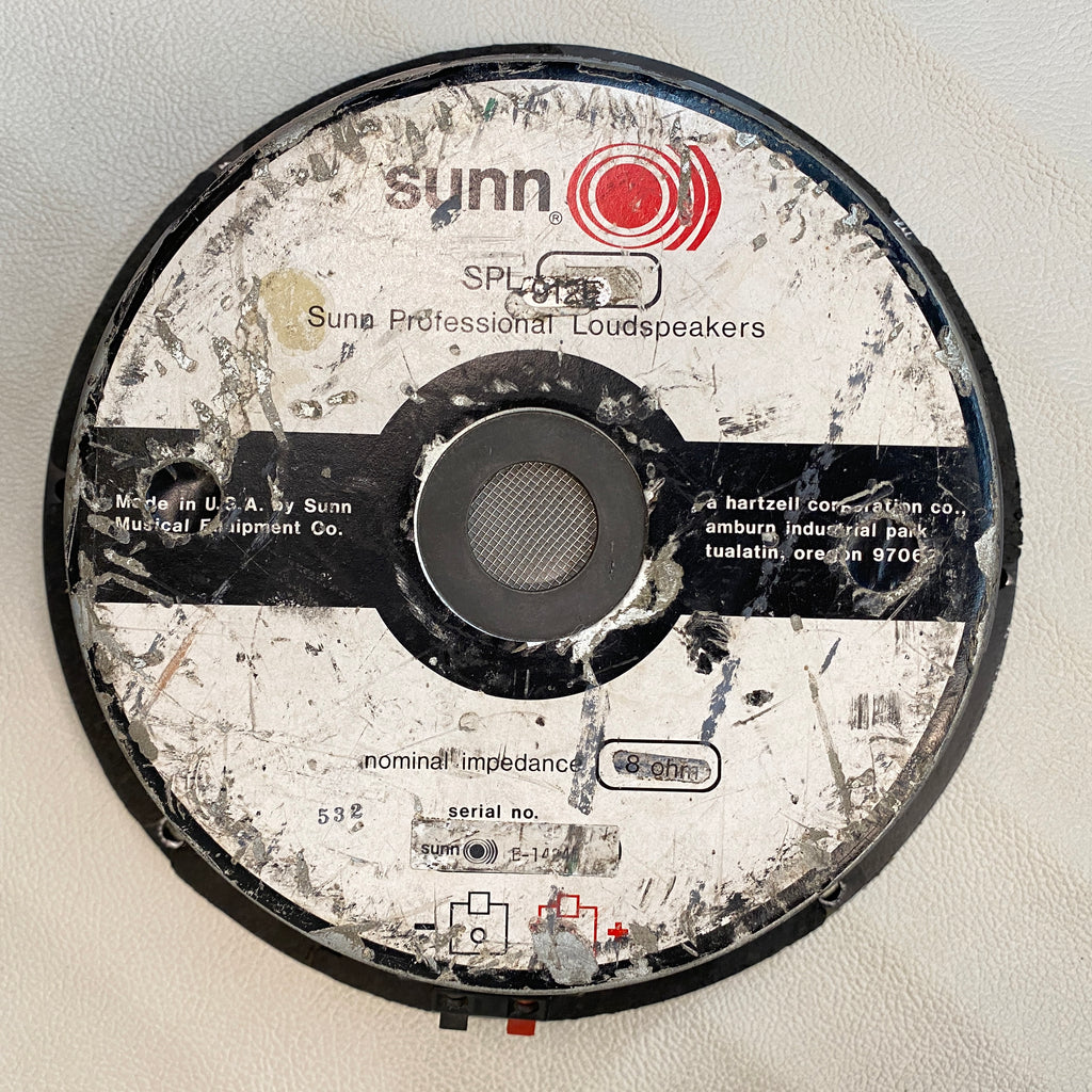 Sunn SPL 912E 12” 8 Ohm Vintage Speaker Reconed 1980s