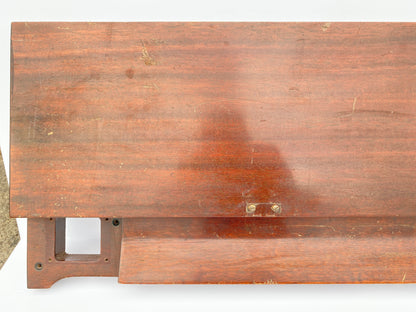 Hammond A-100 Organ Top Panel Music Stand Base Vintage Mahogany Natural c. 1960s