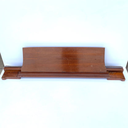 Hammond B2 / C2 Organ Music Rack Stand w/ Base Panel Vintage Natural c. 1950s
