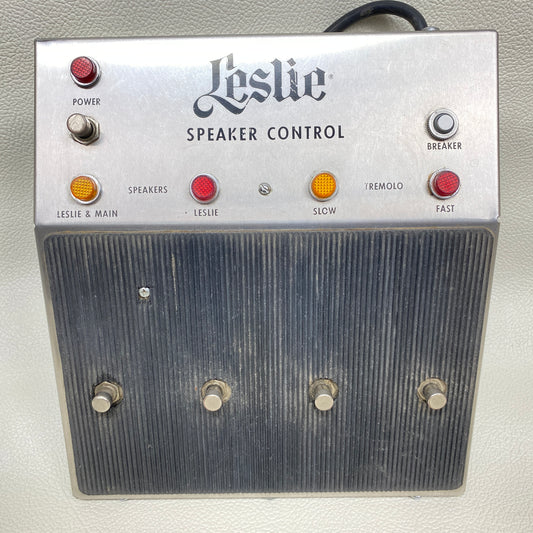 Leslie Speaker Control Model 064857 9-Pin Vintage Organ Pre-Amp Pedal 1970s