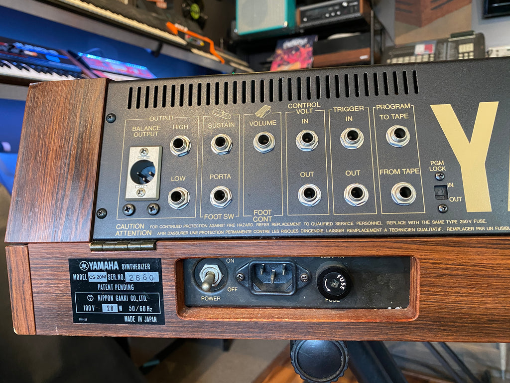 Yamaha CS-20M Vintage 37-Key Monophonic Synthesizer 1979 w/ OHSC Pro Serviced