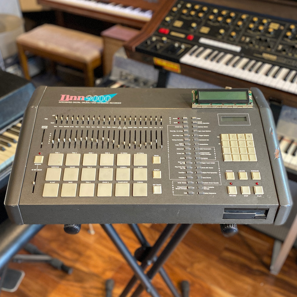 Linn 9000 Digital Drum Machine MIDI Recorder Vintage 1980s Forat