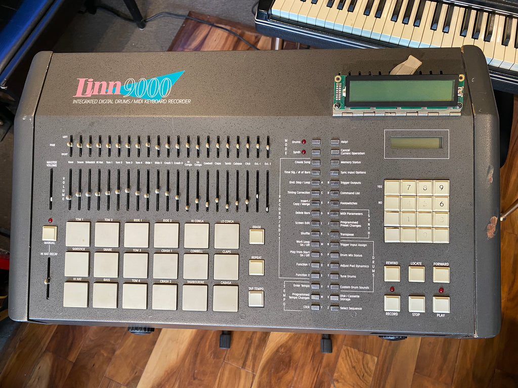 Linn 9000 Digital Drum Machine / MIDI Recorder Vintage 1980s Forat Refurbished