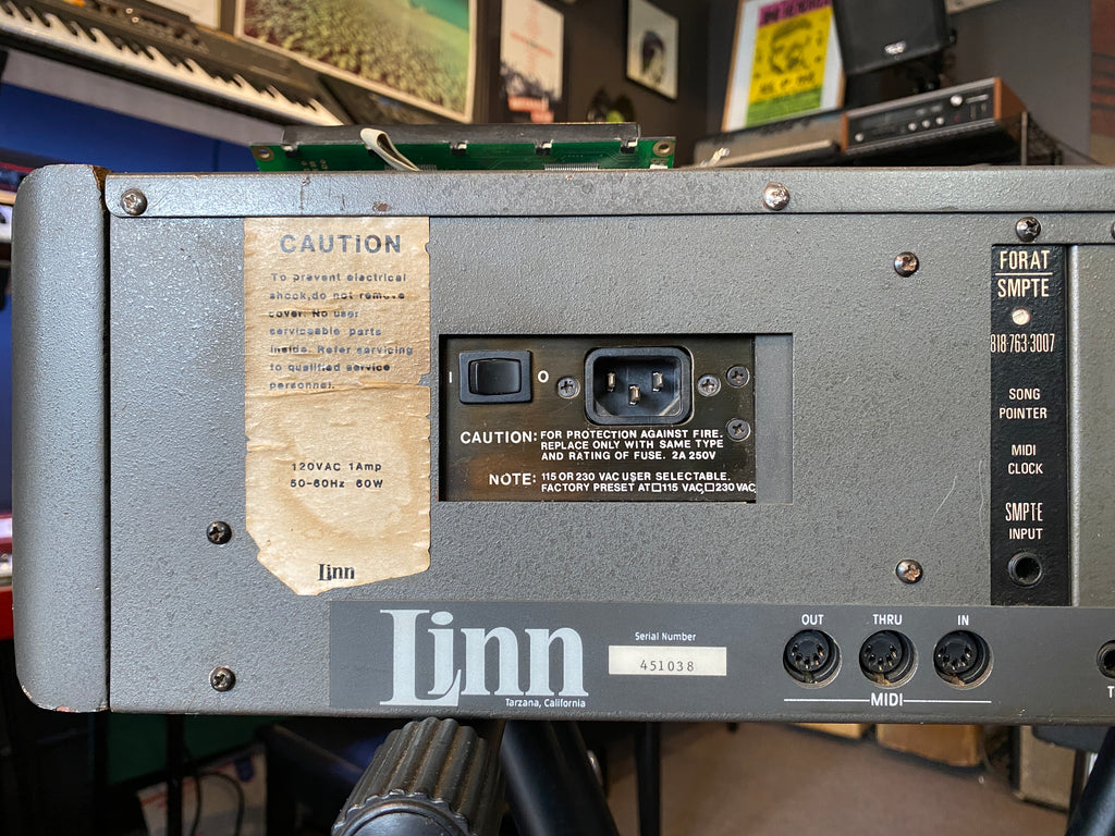 Linn 9000 Digital Drum Machine / MIDI Recorder Vintage 1980s Forat Refurbished