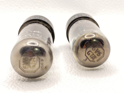 Tung-Sol 6V6GTA Vintage Power Tubes Matched Pair USA