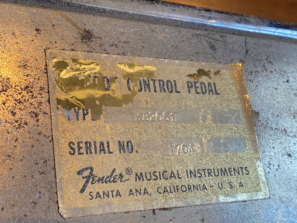 Fender Contempo Vintage Combo Organ USA 1960s Pro Serviced w/ Volume Pedal & Legs