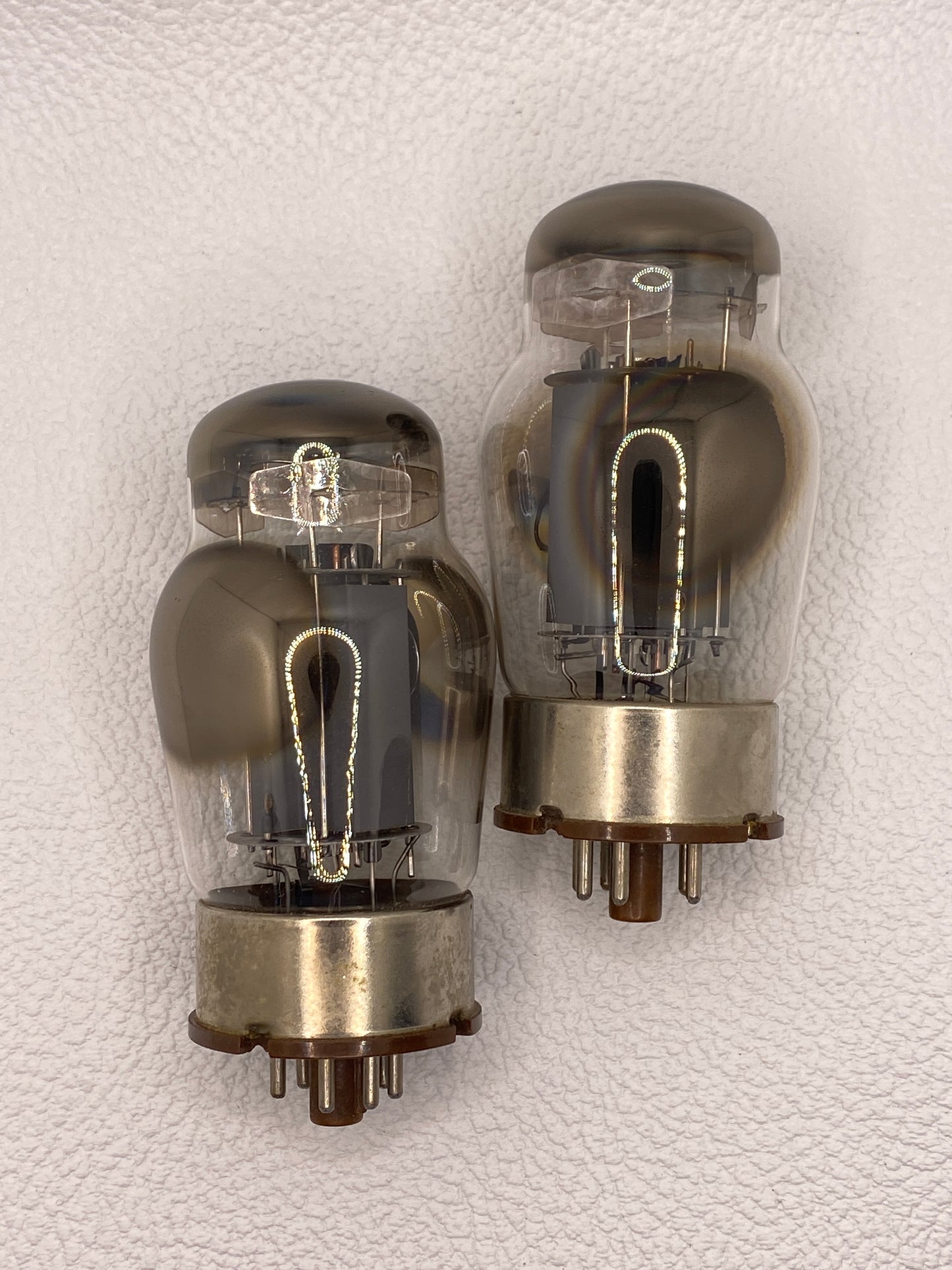 Tung-Sol 6550 Vintage Solid Plate Coke Bottle Power Tubes Matched Pair USA