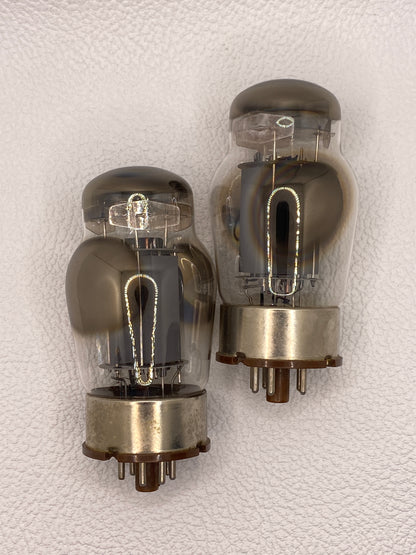 Tung-Sol 6550 Vintage Solid Plate Coke Bottle Power Tubes Matched Pair USA